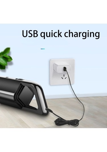 Tongxida Araba Kablosuz 120w El Güçlü Süpürge, Siyah, Hızlı Temizlik