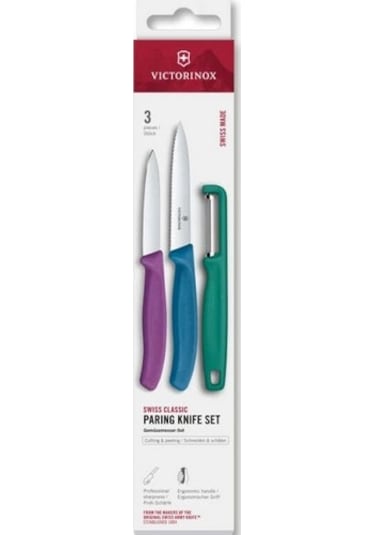 Victorinox 6.7116.33c1 Swiss Classic 3lü Bıçak Ve Soyacak Set Renkli