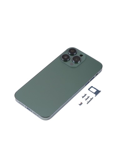 Cbtx iPhone Uyumlu Xr İp13 Pro Taklit Görünümlü Elektroliz Çerçeve Arka Muhafaza Kapağı Yeşil