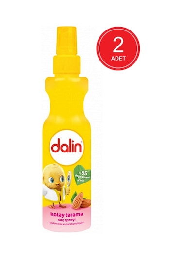 Dalin Badem Özlü Kolay Tarama Saç Spreyi 2 x 200 ML