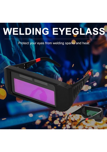 Jokmae Otomatik Karartmalı Güneş Enerjili Kaynak Gözlüğü - Kıvılcım Ve Duman Kalkanlı