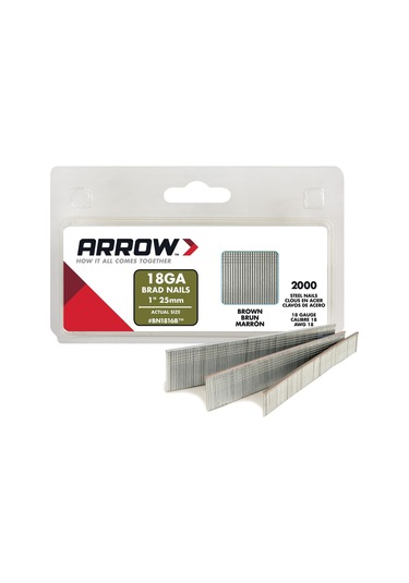 Arrow Bn1816 25 MM  2000 Adet Profesyonel Kesik Başlı  Çivi