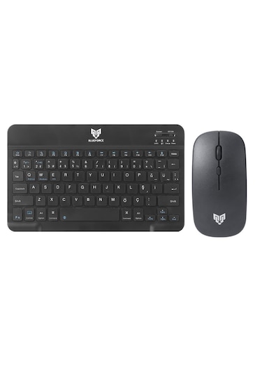 Blueforce Km-33 Wireless Bluetooth Kablosuz Klavye Mouse Set Siya