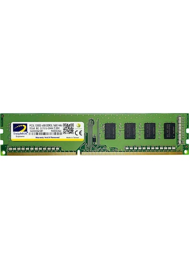 TwinMos MDD3L4GB1600D 4 GB DDR3 1600 MHz CL11 Ram