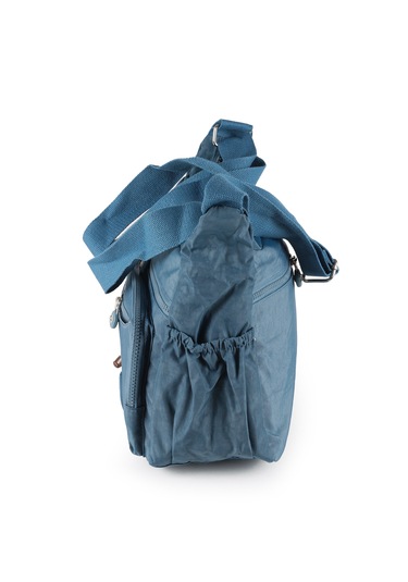 Krinkıl Çok Gözlü Çapraz Kol Omuz Postacı Çantası Mavi 116e Mavi