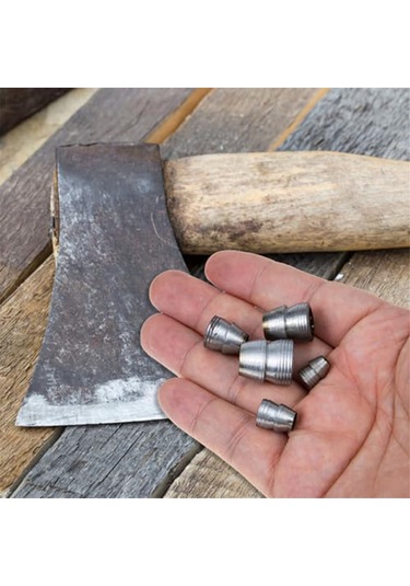 Xurunkeji 20 Adet Emniyet Sapı Kamaları Sap Değiştirme Demir Sapları Bölme Kamaları Pençe Çekiç Balyozu İçin Konik Sap Kamaları