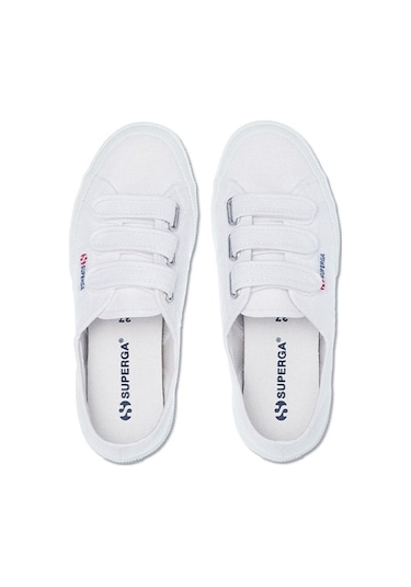 Superga 2750-cot3strapu Kadın Günlük Ayakkabı S00bn20-901-sp Beyaz-beyaz Beyaz