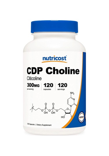 Nutricost Cdp Choline Citicoline 300mg, 120 Vegetarian Caps...