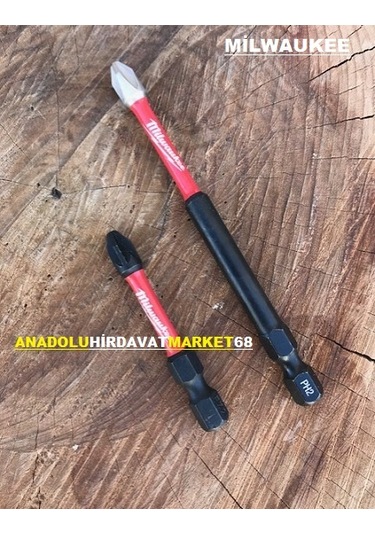 Milwaukee Ph2 Yıldız Bits Uç Pz2 Cobalt Çelik Vida Sıkma Ucu 2pcs