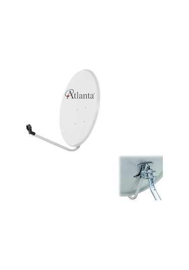 Atlanta RAL-7035 90 CM Offset Çanak Anten