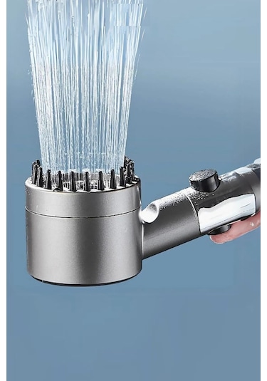 Banyo Keyfi İçin Kireç Filtreli Açma Kapamalı 3mod Masajlı Duş Başlığı Diğer