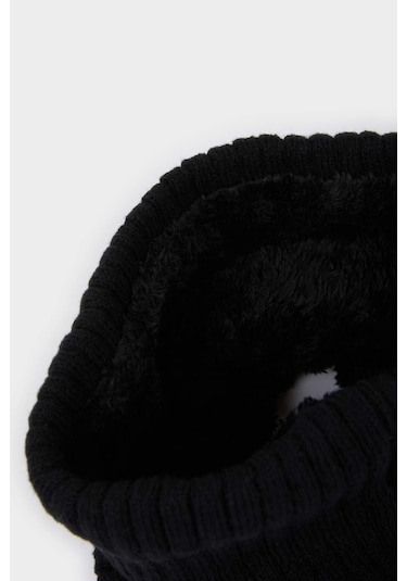 Defacto Erkek İçi Suni Yünlü Atkı C8275ax25wnbk27 Siyah