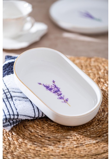 Soft Royal Porselen Oval Tabak - 15 Cm