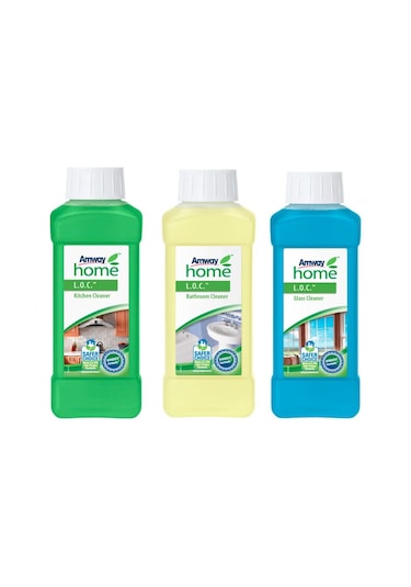 Amway Home LOC Banyo + Mutfak + Cam Temizleyici 3 x 500 ML