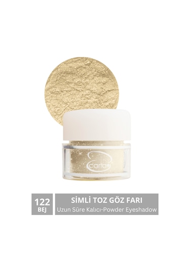 Carla Toz Göz Farı Bej Powder Eyeshadow Beige 122