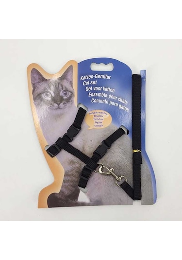 Ayarlanabilir Kedi Gezdirme Tasması 120 CM Mavi