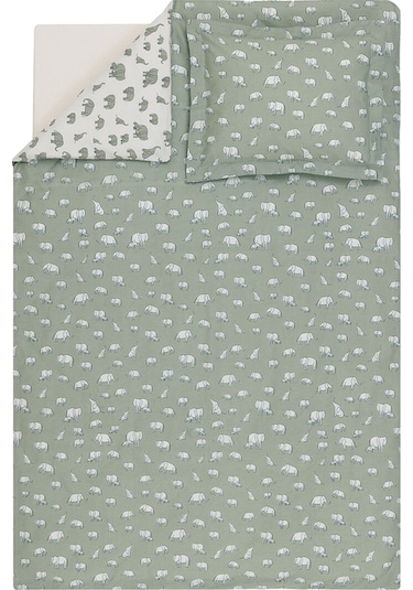 Yataş Mini Povey Bebek Ranforce %100 Pamuk Nevresim Takımı - Adaçayı