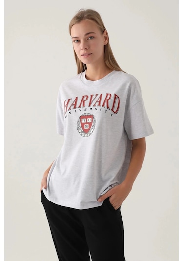 Harvard Kadın Tek Üst - Kar Melanj