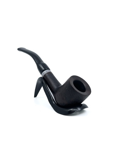 Dapper Bent Billiard Briar Gül Kökü 9 Mm Filtreli El Yapımı Pipo - 3069