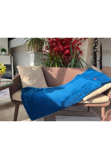 Wellsoft Tek Kişilik Battaniye 150x200 Mavi