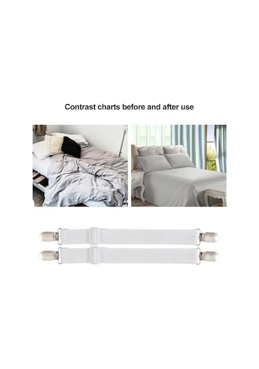 2 Adet-çarşaf Bağlantı Elemanları Ev Için Ayarlanabilir Yatak Tutucu Çarşaf Kapak Çarşaf Bağlantı Elemanları Sapanlar Tutucular Askı Kordon Kanca