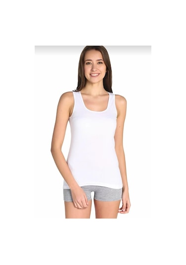 Tutku 0136 Bayan Ribana Kalın Askılı Atlet 6 Adet 001