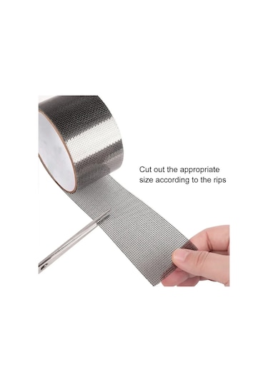 Kosona Sinek Teli Onarım Bandı - Su Geçirmez, Kendinden Yapışkanlı, 5cmx2m Gri