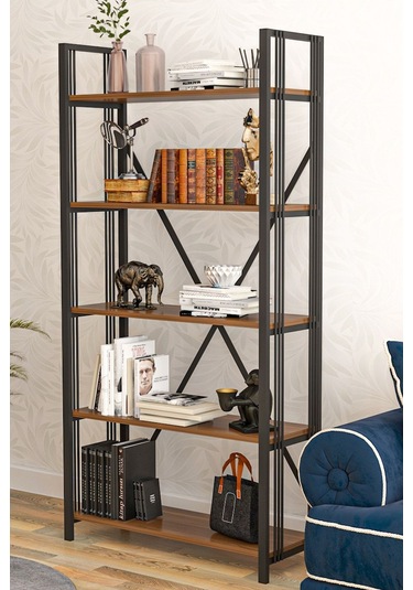 Wood House - Inci Telli Kitaplık - Ceviz