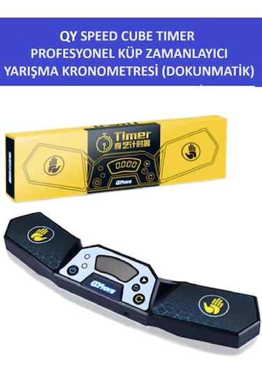 Qy Zeka Küpü Zamanlayıcı - Speed Cube Timer - Sabır Küpü Kronometresi - Wca Uyumlu