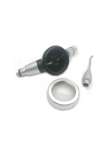 Skycity 4 Delikli Dental Hava Polisher El Aleti - Ergonomik Tasarım, 360 Döndürme, Etkili Aşı Temizleme - Siyah