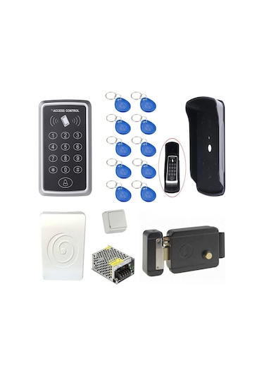 Rfid Kapı Zili Şifreli Kapı Kilidi Sistemi Su Geçirmez Kapı Açma Seti Tirajlı Kilit