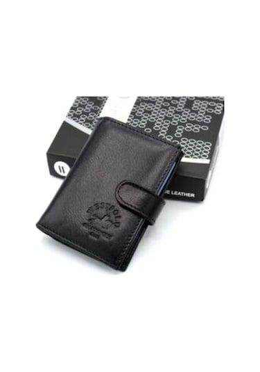 West Polo Clup Deri Seffaf Kart Gözlü Kartlık Cüzdan