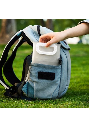 Mavi 5/10l Katlanabilir Kamp Depolama Su Şişesi Katlanabilir Çanta Taşıyıcı Konteyner 10l-a Mavi