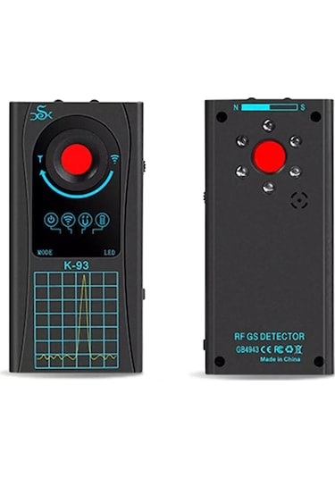 Sones K93 Sinyal Dedektörü Gps Konum Belirleme Kamerası Gizlice Fotoğraf Çekmeyi Önleyici Dedektörü