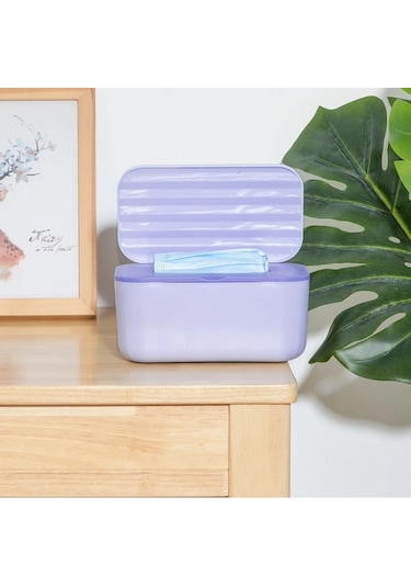 Mor-ev Mutfak Kağıt Mendil Dağıtıcı Depolama Organizatör Kapaklı Doku Kutusu Kare Islak Mendil Vaka Peçeteler Tuvalet Kağıdı Konteyner