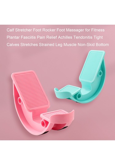 Qingmipy Plantar Fasiit Ve Aşil Tendiniti İçin Ayak Masaj Aleti - Kaymaz Tabanlı Bacak Esnetme Cihazı Çok Renkli
