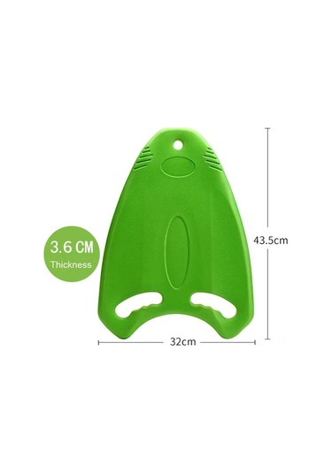 Xindoker Eva Köpük Yüzme Egzersiz Tahtası - Yüzme Antremanı İçin Dayanıklı Materyal Açık Yeşil