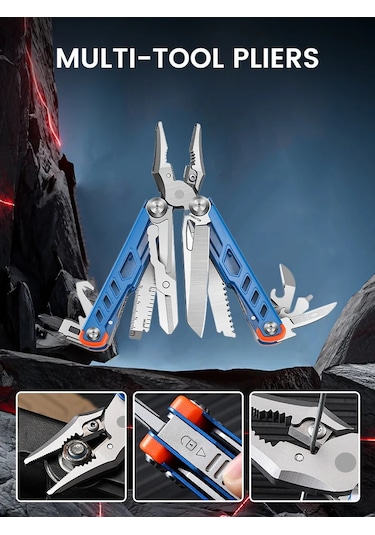 Blue Acil Durum Pensesi 14'ü 1 Arada Çok Amaçlı Alet Çok Amaçlı