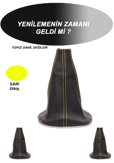 Fıat 500 Uyumlu Oto,araba Vites Körüğü Sarı Dikiş Lamborghini Aventador