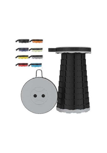 Bloomnest Taşınabilir Katlanır Tabure, Seyahat Koltuğu, Kamp Sandalyesi, Balıkçılık, Yürüyüş, Hafif Ve Kolay Kurulum Gri