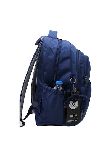 Özel Su İtici Kumaş Lacivert Unisex Okul Çantası 34600