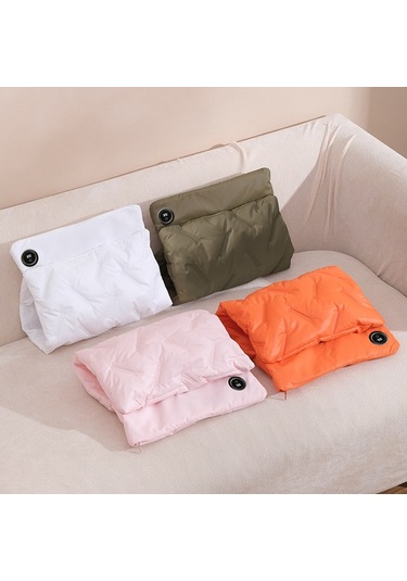 Çok Fonksiyonlu Aşağı Pamuk Susuz Elektrikli Isıtma El Isıtıcı Çantası Turuncu