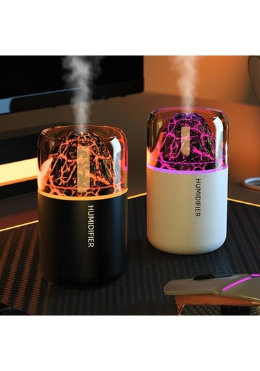 Userfriendly11 Siyah Usb Güçlü Tek Oda Nemlendirici Ve Koku Difüzörü Ev Araç İçin Kompakt