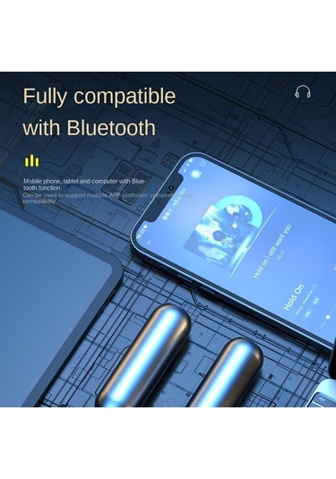 Yeni Kablosuz Bluetooth Kulaklık Çizim Numarası Kulak Tipi Tws Bluetooth Kulaklıkta Görüntüleniyor