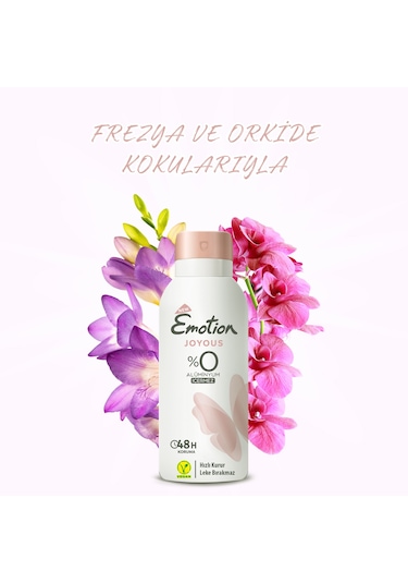 Emotion Joyous Kadın Deodorant 4x90 Ml Seyahat Boy