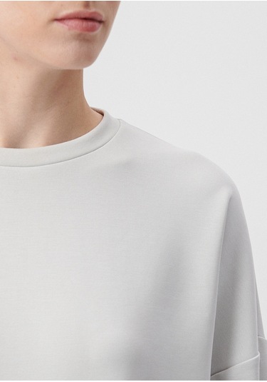 Mavi - Lux Touch Gri Sweatshirt 168837-70074 Gri