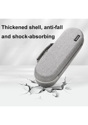 Baona Bn-f037 Hs05 Hs01 İçin Büyük Kapasiteli El Tipi Saç Maşası Saklama Çantası Gri