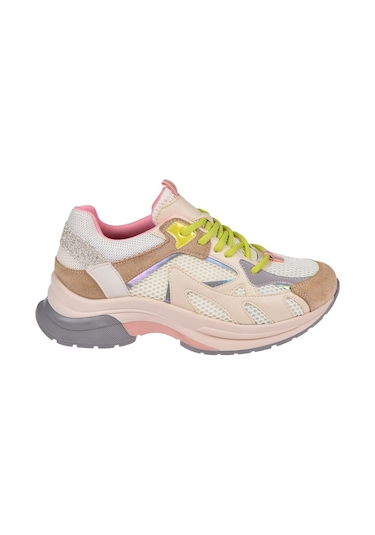 Pullman Kadın Spor Ayakkabı Sneaker Sms-30170 Bej Pembe-bej Pembe Bej - Pembe