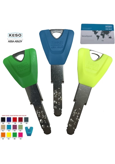 Keso K8000 Ω 2 - Basıc Serisi - Mandallı Yüksek Güvenlik Silindiri