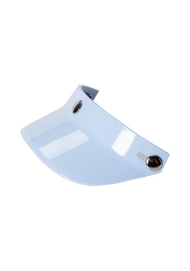 Teltree Motorsiklet Kaskı Güneşlik - Mavi, Uv Koruma, Sis Ve Çizik Dayanıklı, Evrensel 3-kanca Ters Çevirilebilir Stili